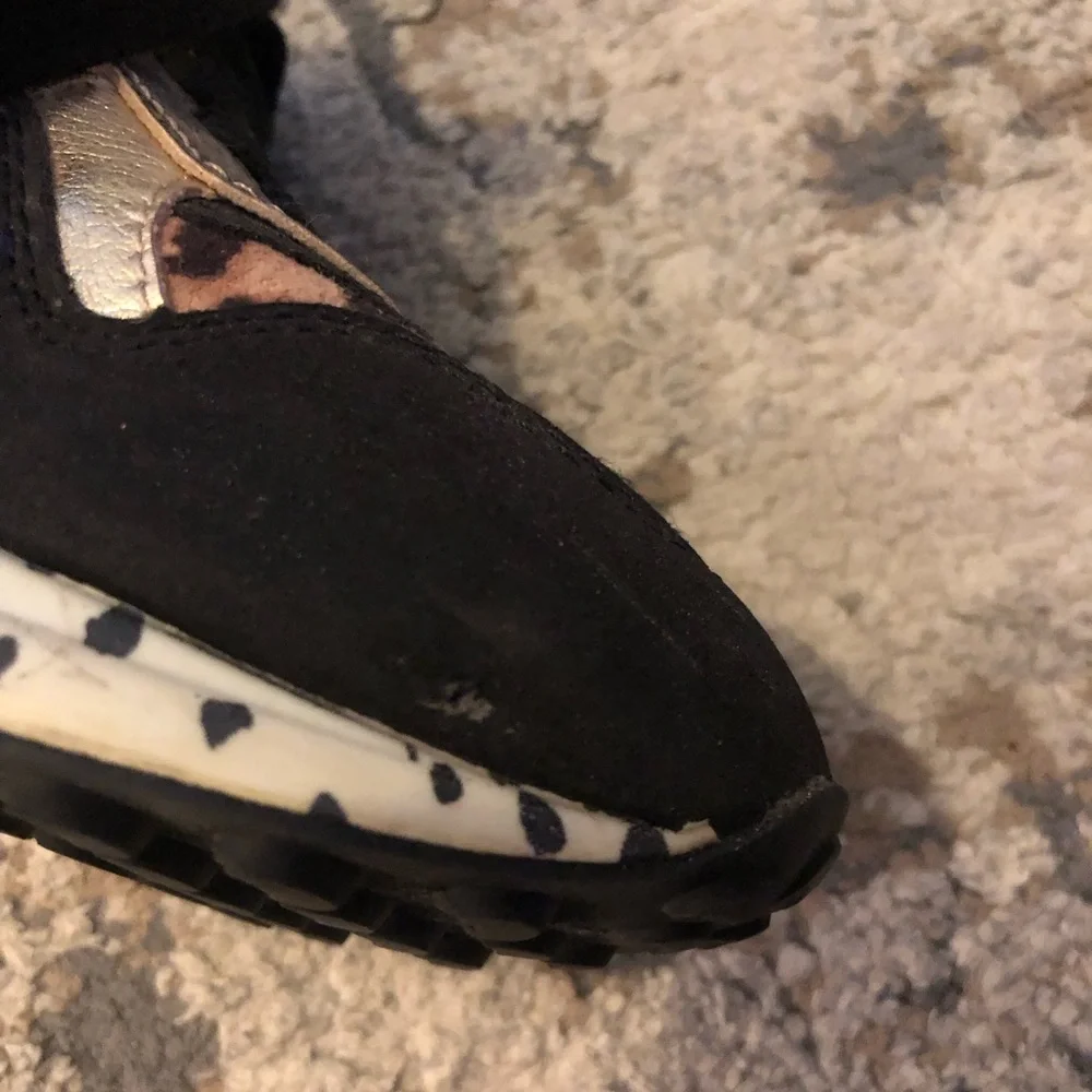 Steve Madden Bena Cheetah Print Wedge Sneakers - Picture 5 of 12